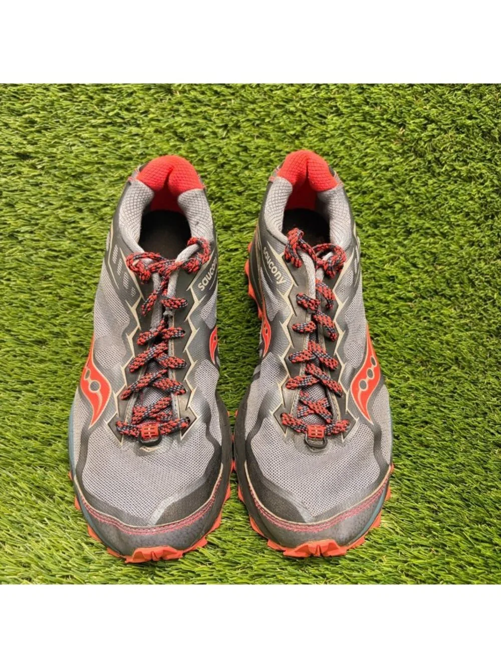 Saucony Peregrine 6 Womens Size 11 Gray Pink Athletic Running Shoes Sneakers